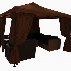 Шатер 3*3м коричневый